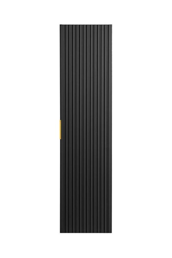 Komplett baderomspakke ADEL BLACK 120 cm – dobbelservant, Geberit, vegghengt toalett og Hansgrohe  